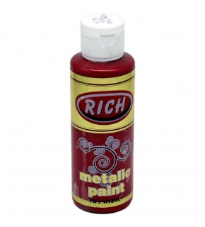 Rich Akrilik Boya Metalik 120 CC Kızıl 0781