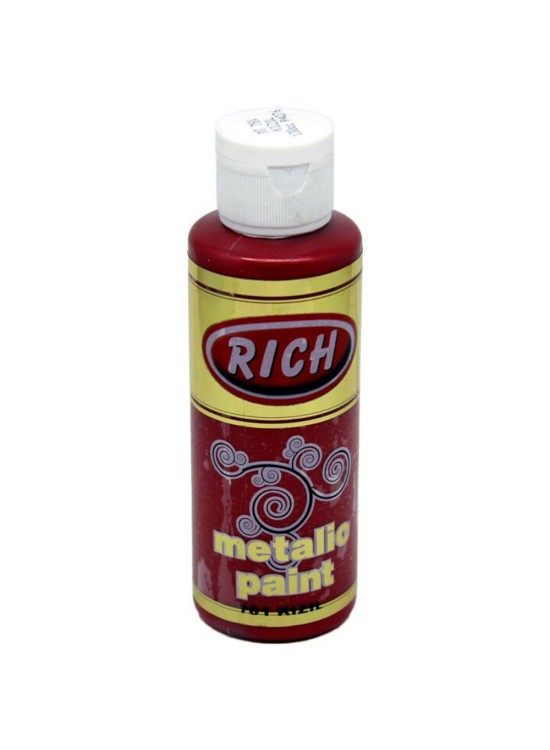 Rich Akrilik Boya Metalik 120 CC Kızıl 0781