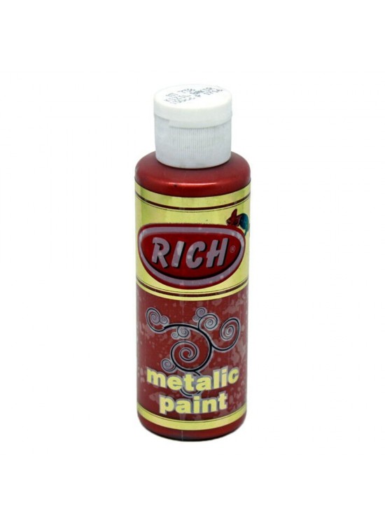 Rich Akrilik Boya Metalik 120 CC Kızıl Bakır 120-0738