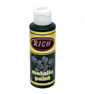 Rich Akrilik Boya Metalik 120 CC Yağ Yeşili 0758