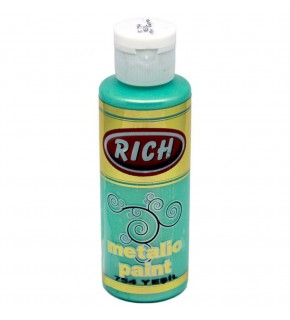 Rich Akrilik Boya Metalik Boya 120 CC Yeşil 0754