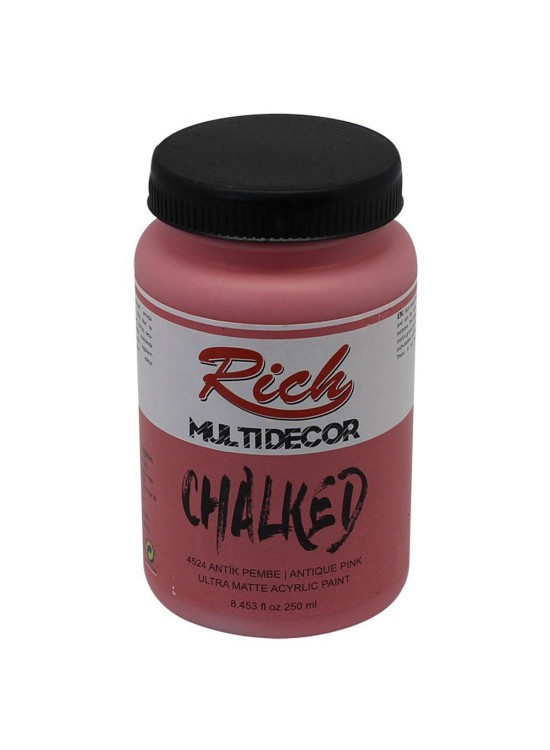 Rich Akrilik Boya Multi Decor Chalked 250 CC Antik Pembe 4524
