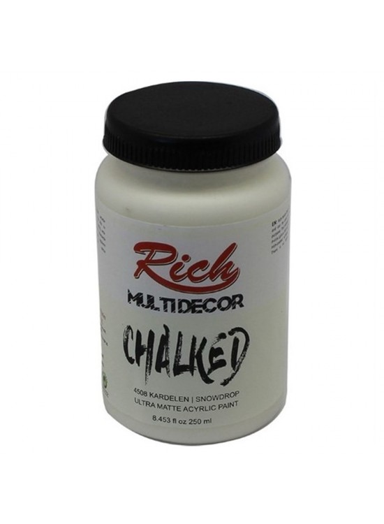 Rich Akrilik Boya Multi Decor Chalked 250 CC Kardelen 4508