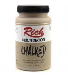 Rich Akrilik Boya Multi Decor Chalked 250 CC Kese Kağıdı 4512