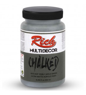 Rich Akrilik Boya Multi Decor Chalked 250 CC Küf Yeşili 4570