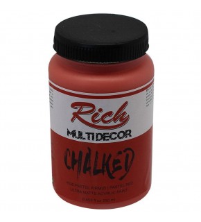 Rich Akrilik Boya Multi Decor Chalked 250 CC Pastel Kırmızı 4530