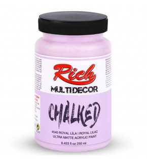 Rich Akrilik Boya Multi Decor Chalked 250 CC Royal Lila 4540