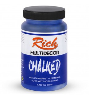 Rich Akrilik Boya Multi Decor Chalked 250 CC Ultramarine 4556
