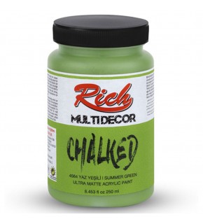 Rich Akrilik Boya Multi Decor Chalked 250 CC Yaz Yeşili 4564