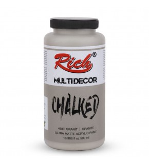 Rich Akrilik Boya Multi Decor Chalked 500 CC Granit