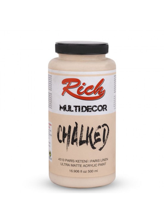 Rich Akrilik Boya Multi Decor Chalked 500 CC Paris Keteni 4510
