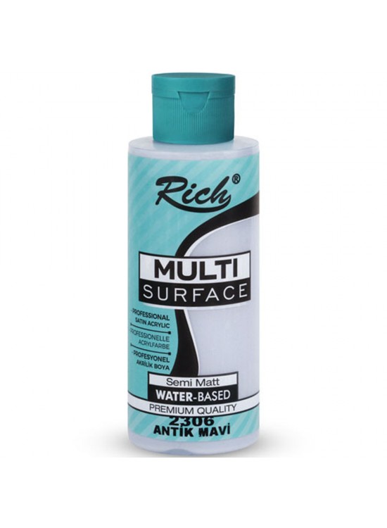 Rich Akrilik Boya Multi Surface 120 CC Antik Mavi 2306