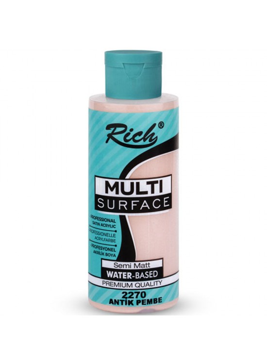 Rich Akrilik Boya Multi Surface 120 CC Antik Pembe 2270