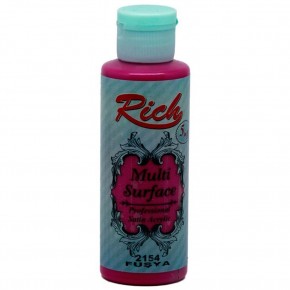 Rich Akrilik Boya Multi Surface 120 CC Fuşya 120-2154