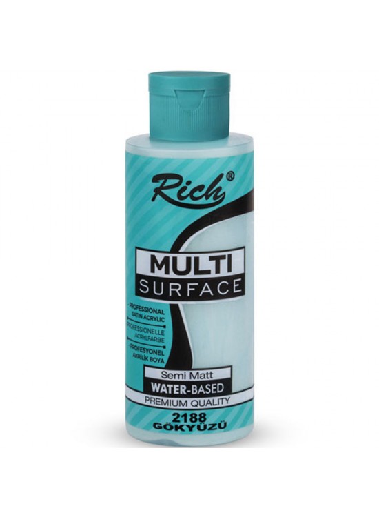 Rich Akrilik Boya Multi Surface 120 CC Gökyüzü 2188