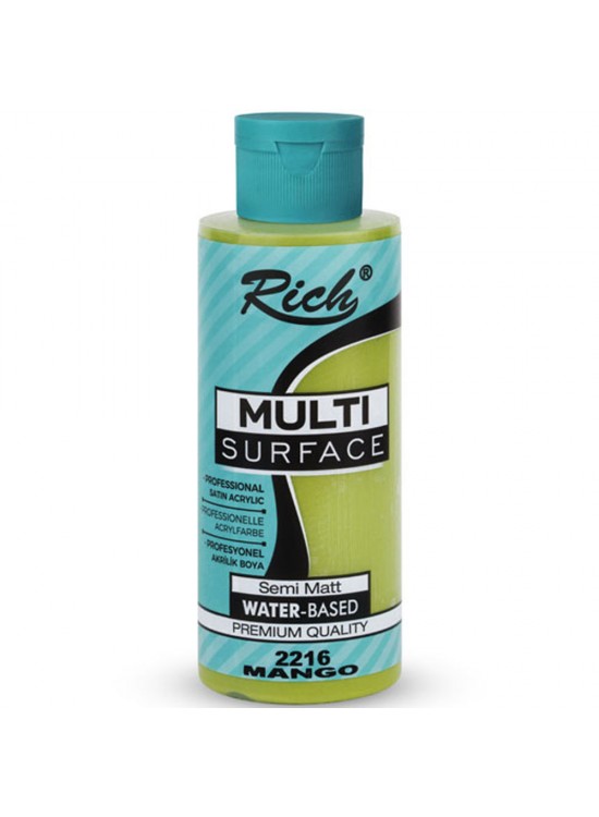 Rich Akrilik Boya Multi Surface 120 CC Mango 2216