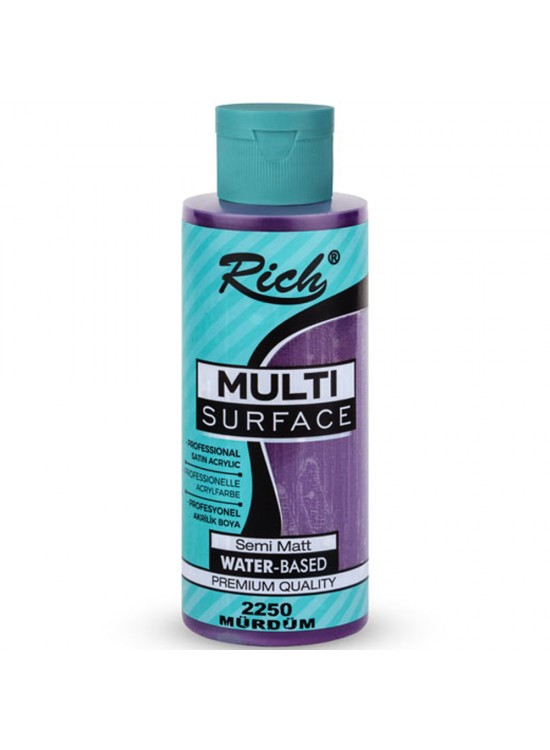 Rich Akrilik Boya Multi Surface 120 CC Mürdüm 2250