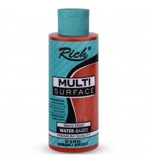Rich Akrilik Boya Multi Surface 120 CC Osmanlı Kırmızı 2160