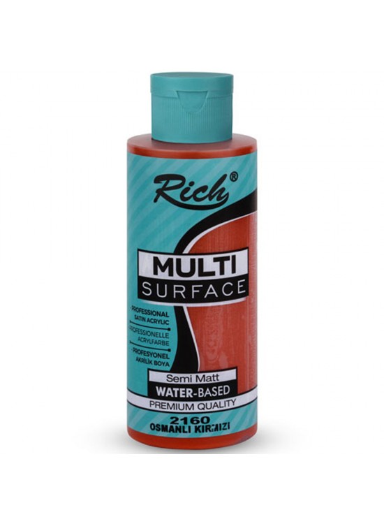 Rich Akrilik Boya Multi Surface 120 CC Osmanlı Kırmızı 2160