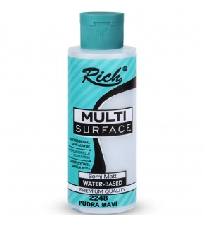 Rich Akrilik Boya Multi Surface 120 CC Pudra Mavi 2248