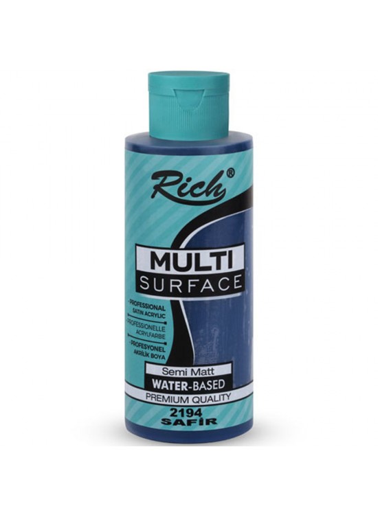 Rich Akrilik Boya Multi Surface 120 CC Safir 2194
