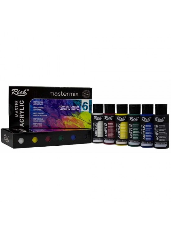 Rich Akrilik Set Master-Mix 60 CC 6 Lı 11406