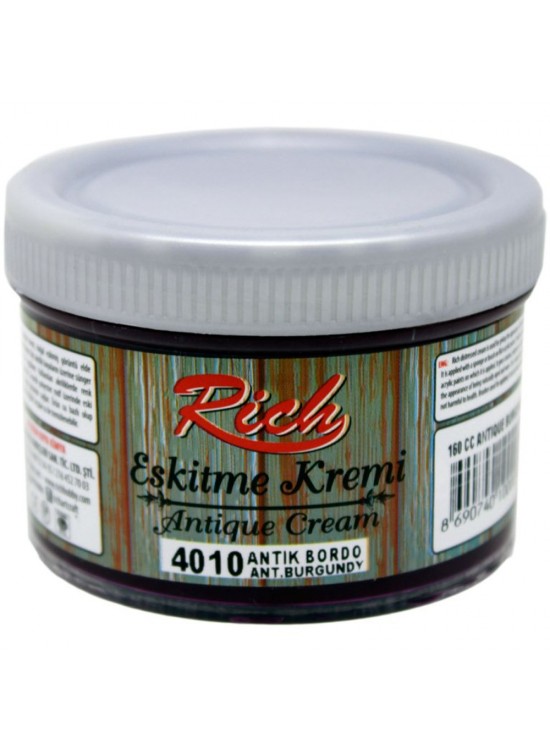 Rich Eskitme Kremi 150 CC Antik Bordo 4010