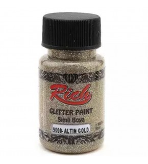 Rich Glitter Paint Sim Boya Altın 9000