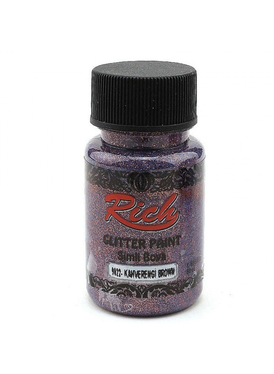 Rich Glitter Paint Sim Boya Kahverengi 9022