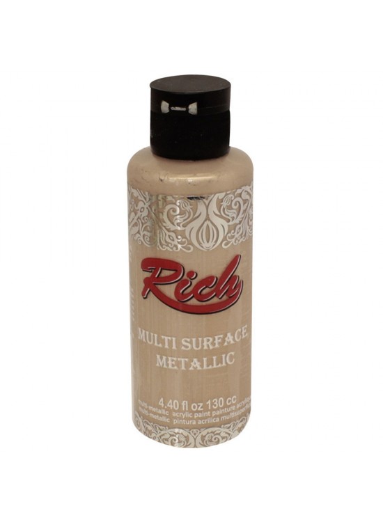 Rich Multi Sufrace Metalik Boya 120 CC Şampanya 6518