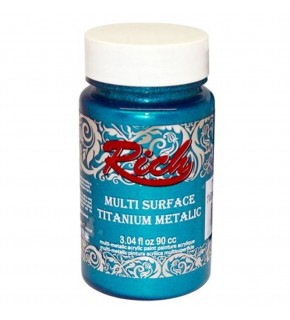 Rich Multi Tıtanıum Metalik 90 CC Turkuaz 2572