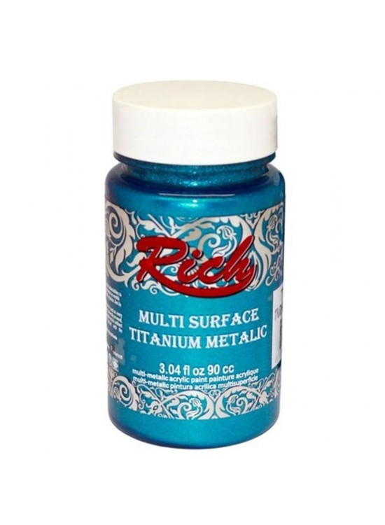 Rich Multi Tıtanıum Metalik 90 CC Turkuaz 2572