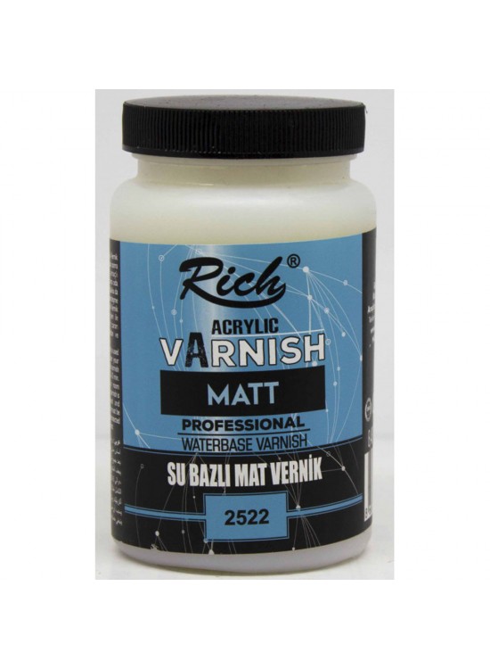 Rich Vernik Su Bazlı Mat 250 CC Kavanoz 250-2522