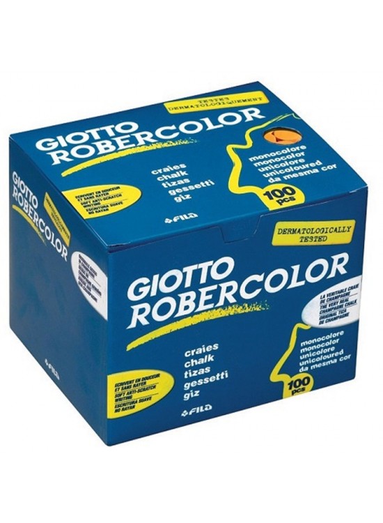 Robercolor Tebeşir Yuvarlak Tozsuz 100 LÜ Sarı 539601