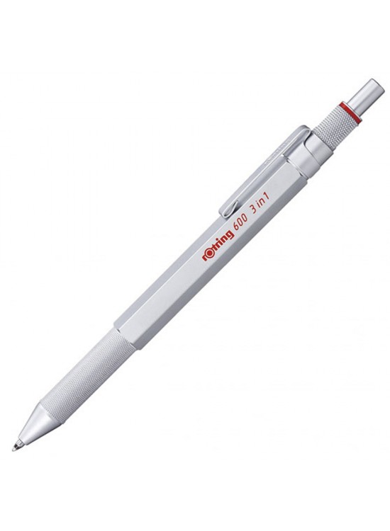 Rotring Multipen Üç Fonksiyonlu Kalem Krom 600
