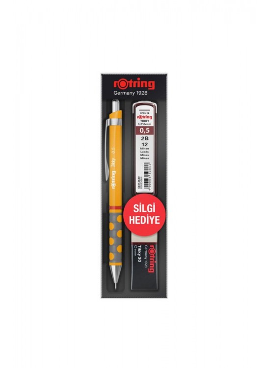 Rotring Okul Seti Tikky Rd 0.5+Min Silgi Hediyeli Mango Turuncu