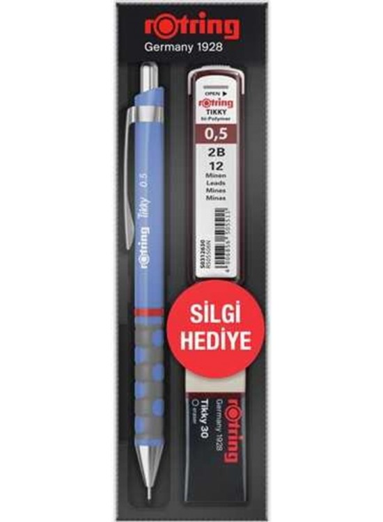 Rotring Okul Seti Tikky Rd 0.5+Min Silgi Hediyeli Menekşe Mavi