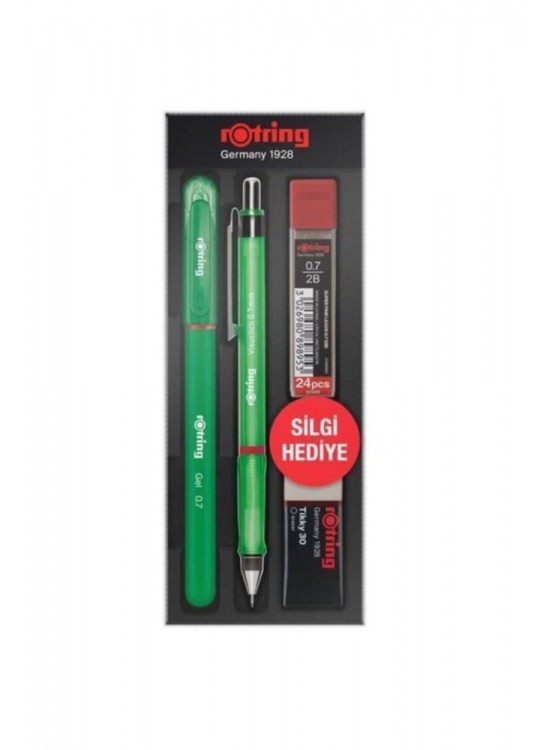 Rotring  Visuclick + Jel Okul Seti 0.7 MM Yeşil