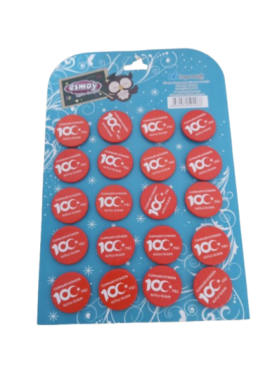 Rozet Cumhuriyet 100.Yıl R61 (1 Adet)