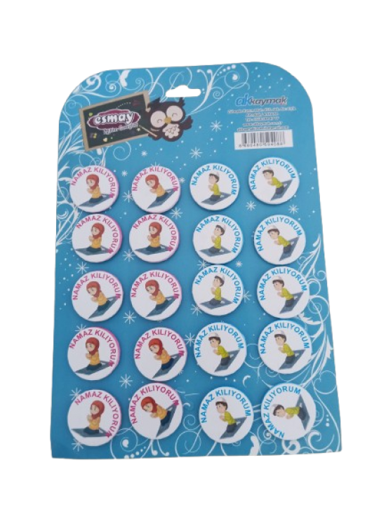 Rozet Namaz Kılıyorum R43 (1 Adet)