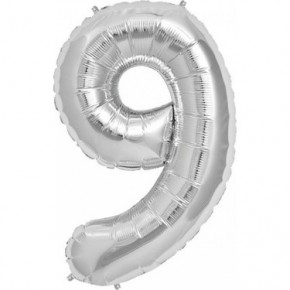 Rps Folyo Balon 16" Rakam Gümüş 9