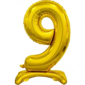 Rps Folyo Balon Ayaklı Rakam Gold 32" 9 8232