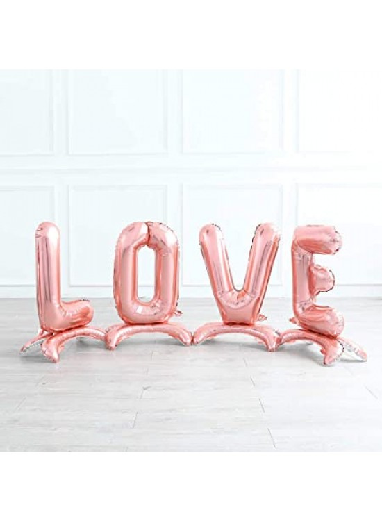 Rps Folyo Balon Ayaklı Stand Love Pınk 1812