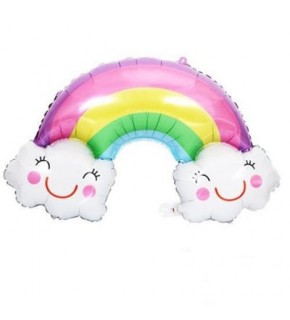 Rps Folyo Balon Gökyüzü Raınbow Shape 37" 8102