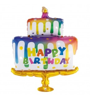 Rps Folyo Balon Pasta Pattern Happy Birtd 32" 2635