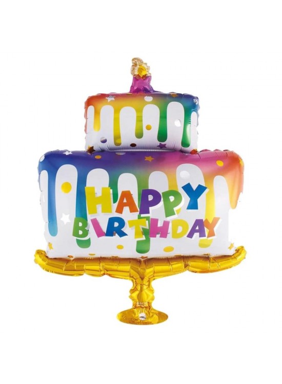 Rps Folyo Balon Pasta Pattern Happy Birtd 32" 2635