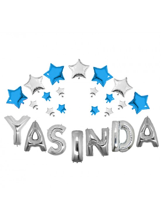 Rps Folyo Balon . Yaşında Duvar Süs Blue 16" 2198