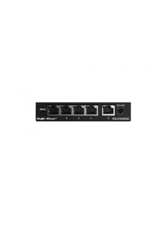 Ruijie-Reyee RG-ES205GC  4Port 10-100-1000 Mbps+1 Port 10-100-1000 Mbps Gb Yönetilebilir 54W