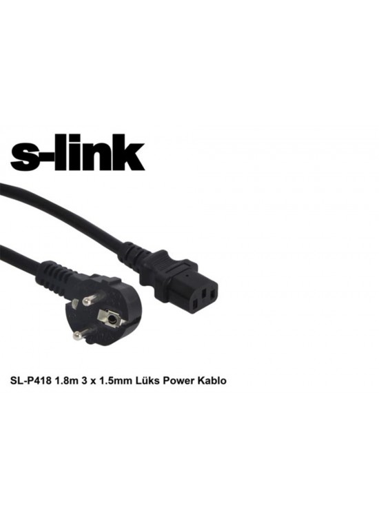 S-link SL-P175 1.5m  0.75mm Lüks Power Kablo