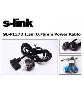 S-link  SL-PL270 1.5mt 0.75mm L Power  Elektrik Kablosu